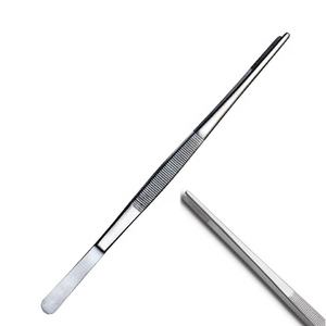 Pince à épiler incurvée en acier inoxydable à long manche, prix de gros, pour usage industriel ou hôtelier - Product Image 5