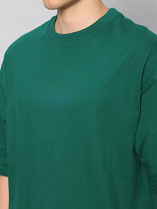 Camiseta Oversize para Hombre al por Mayor con Estampado Puff, Corte Holgado, Hombro Caído, Manga Corta, Cuello Redondo, Algodón, Estilo Urbano, Logotipo Personalizado - Product Image 5