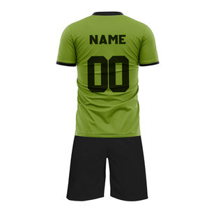 Conjunto de camiseta y pantalones cortos de fútbol transpirables de secado rápido, uniforme de fútbol de manga corta de buena calidad, uniformes de fútbol más vendidos para unisex - Product Image 3