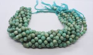 AAA Amazonite Smooth Round Beads 7-8MM Amazonite Gemstone <b>Balls</b> 13 Inch Amazonite Round Shape Loose Beads For Jewelry Making - Product Image 6