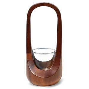 Hot Selling Handmade Customized Wooden <b>Tealight</b> <b>Holder</b> Easy-Carry Hanging Handle Space-Saving Christmas Bedroom Decoration - Product Image 5