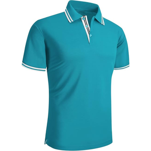 Nuevo Polo de Golf de Manga Corta Antiencogimiento Personalizado, Polo Casual de Poliéster y Algodón para Hombre - Product Image 4