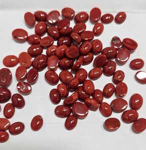 Coral rouge naturel italien de forme ovale, taille mm, qualité supérieure, pierre précieuse en vrac pour la création de bijoux - Product Image 2