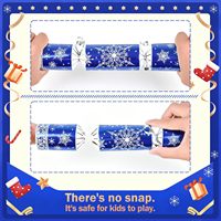 Kit de boîtes personnalisées vides gaufrées pour crackers de Noël avec chapeaux et blagues, emballage pour crème pour le visage, directement du fabricant
