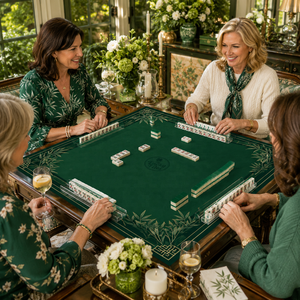 Tapis <span class=keywords><strong>de</strong></span> Mahjong Américain <span class=keywords><strong>en</strong></span> Bambou Vert Moderne <span class=keywords><strong>de</strong></span> Luxe Personnalisé <span class=keywords><strong>en</strong></span> Gros, 33x33 Pouces, Pliable, <span class=keywords><strong>en</strong></span> Néoprène Antidérapant pour <span class=keywords><strong>Table</strong></span> <span class=keywords><strong>de</strong></span> Jeu <span class=keywords><strong>de</strong></span> Poker - Product Image 2