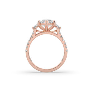 Bague légère de style unique avec diamant cultivé en laboratoire de 3,46 carats - Product Image 2