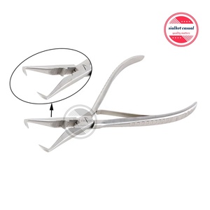 Pince à Extension de cheveux en acier inoxydable, forme plate, pour enlever la pointe des cheveux, Micro anneaux, Tubes, enlèvement des perles, soins personnels - Product Image 3