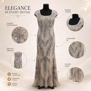 Vestido de Noche de Lujo con Lentejuelas Bordadas para Mujer, Elegante Vestido Largo de Fiesta, Vestido Formal para Invitadas de Boda, Cóctel o Graduación - Product Image 5