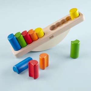 Juego de Anillos Apilables de Madera para Niños en Edad Preescolar, Juguetes Promocionales - Product Image 4