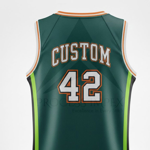 Maillot de basket-ball pour hommes et femmes, uniforme sportif personnalisé OEM, tissu en maille léger à séchage rapide, vêtements d'entraînement - Product Image 5