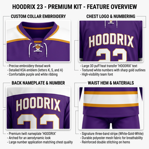 Uniforme de hockey sobre hielo al por mayor, conjunto de jersey y pantalones cortos, impresión por sublimación personalizada, diseño de logotipo del equipo, proveedor de ropa deportiva OEM para hombre - Product Image 6