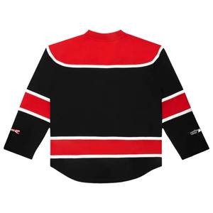 เสื้อฮอกกี้น้ำแข็งโพลีเอสเตอร์แบบ OEM ปรับแต่งได้ พร้อมลายปักดิจิตอลซับลิเมชั่นและลายปักทัคเคิลทวิลล์ ทุกขนาด รุ่น Eoin Winston Sports - Product Image 2