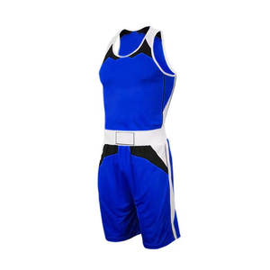 Conjunto de Uniforme de Boxeo Reversible Profesional, Chaleco y Pantalones Cortos para Hombres y Mujeres, Ropa Deportiva de Entrenamiento para Hombres y Mujeres - Product Image 1