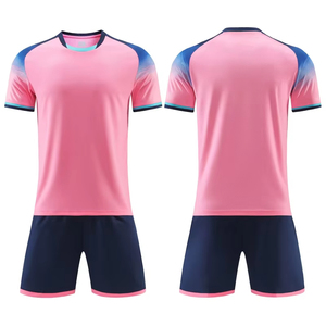 Uniforme de Entrenamiento de Fútbol de Alto Rendimiento, Camiseta y Pantalones Cortos Deportivos para Hombre, Transpirable, Antibacterial, 100% Poliéster - Product Image 4
