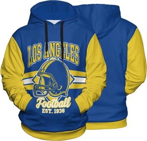 Sudadera de Fútbol Personalizada con Estampado Sublimado de Manga Larga, Unisex para Adultos, para Todas las Estaciones, Absorbente de Humedad, Anti-UV, Jersey de Algodón - Product Image 5