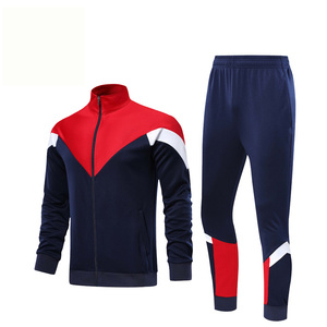 New Arrival Bulk Quantity Breathable Quick Dry 100% Cotton <b>Winter</b> Casual Full Length Stand Collar Elastic Waist Men <b>Tracksuit</b> - Product Image 4