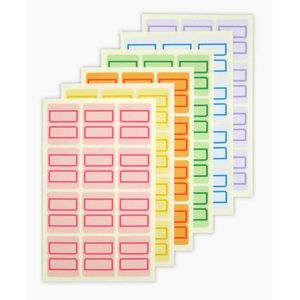 Collezione colorata di etichette di imballaggio con sigillo di indice da 72 pezzi - Product Image 1