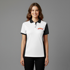 บริการ OEM เสื้อโปโลแขนสั้นคุณภาพสูงสำหรับผู้หญิง ระบายอากาศได้ดี แห้งเร็ว เสื้อกีฬา เสื้อโปโลสำหรับเล่นกอล์ฟสำหรับผู้หญิง - Product Image 1