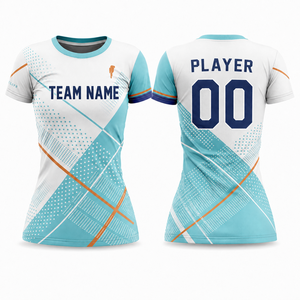 Custom Women Soccer Jersey Sublimated Ladies Team Football <b>Shirt</b> Personalized Quick Dry Short Sleeve 100% <b>Polyester</b> Training - Product Image 1