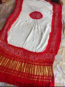 AISHA BANDHEJ, Dupatta de Seda Pura Hecha a Mano al Estilo Indio Bandhani, de Secado Rápido, para Mujer, para Fiestas y Bodas - Product Image 4