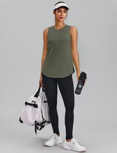 Camiseta sin mangas informal para mujer, de algodón elástico, ecológica, de secado rápido, cuello redondo, 180g, suave y transpirable para verano - Product Image 2