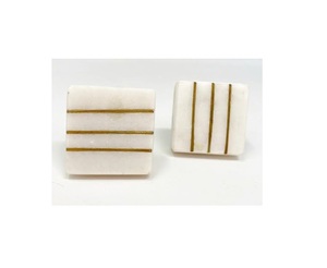Poignées de meubles en marbre poli faites à la main, durables, pour commodes, armoires, tiroirs, maison et cuisine - Product Image 5