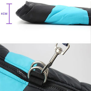 Gilet rembourré imperméable pour chien avec harnais intégré, manteau d'hiver matelassé chaud pour chien, veste pour animal de compagnie avec fermeture éclair dorsale, vente en gros - Product Image 3