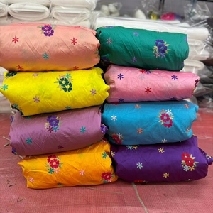 Floral Embroidery Nonwoven <b>Fabric</b> Soft Net Lace for Bridal Wear Boys Party Dresses Accessories Designer Apparel Downproof - Product Image 1