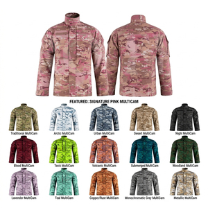 Diseño de Logotipo Personalizado OEM ODM, Camisa de Camuflaje Resistente, Manga Larga, con Bolsillos, Nuevo Estilo, Uniforme, Chaquetas de Tela Transpirable para Exteriores - Product Image 1