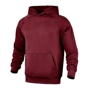 Sudadera con Capucha para Hombre, Color Sólido, Felpa, Corte Regular, Diseño con Bolsillos, Ropa de Otoño, Sudaderas con Capucha para Hombre - Product Image 4