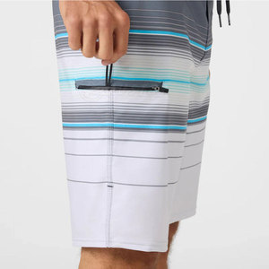 Shorts de pêche pour hommes UPF 50 avec logo personnalisé, respirants et à séchage rapide, en mélange polyester/coton, fermeture à enfiler - Product Image 3