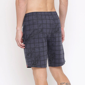 Pantalones Cortos de Playa para Hombre, Cintura Media Elástica, con Bolsillos, Secado Rápido, Tejido de Punto, 100% Poliéster, Estampado de Flores - Product Image 5