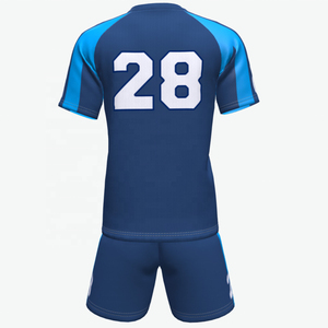Tenue de football en mesh léger personnalisable avec logo d'équipe, maillot et short, vêtements de sport respirants pour clubs - Product Image 6