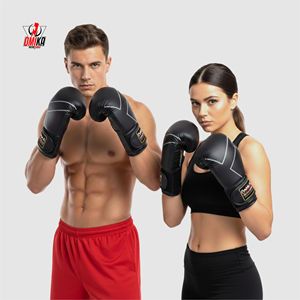 Guantes de Boxeo Personalizados OEM Ligeros y Transpirables de Cuero Genuino Premium con Correa Ajustable para la Muñeca - Product Image 2