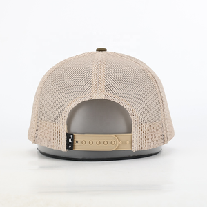Casquette Trucker en Coton Respirant et Imperméable à 5 Panneaux avec Logo en Cuir Personnalisé, Maille Camouflage Hip Hop pour Fêtes en Extérieur - Product Image 3