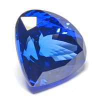 D'Block Color Loupe Clean Clarity Tanzanite Naturelle de Forme Cœur, Excellente Taille Facettée, Pierre Semi-Précieuse GEMFORTE INC RTS