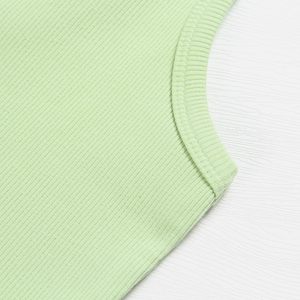 Débardeur de course côtelé en coton pour femme, imprimé personnalisé, sans manches, sexy, respirant, séchage rapide, écologique - Product Image 3
