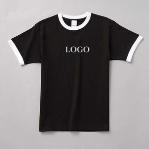 Light <b>Weight</b> Custom Design T shirt Custom Logo Printing T Shirt Round Neck <b>Blank</b> Short Sleeve 100% Cotton Plain Men T Shirt - Product Image 1