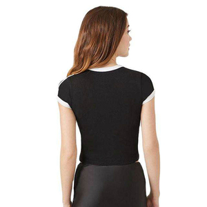 Nouveau Crop Top de Danse pour Femme à Manches Courtes, Confortable, Couleur Unie, Séchage Rapide, Respirant, Logo, Écologique, Coupe Classique - Product Image 5