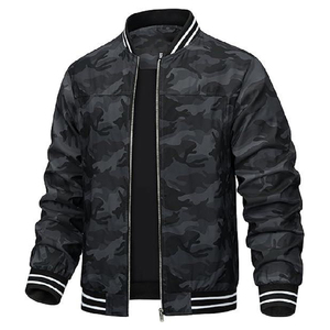 Wholesale Custom Men <b>Camo</b> Sublimated Varsity <b>Jacket</b> Cotton-Filled Polyester Blend High Street Outdoor Lettermen Baseball <b>Jacket</b> - Product Image 3