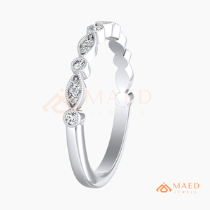 925 <b>Sterling</b> <b>Silver</b> Marquise Moissanite <b>Ring</b> Lab Grown Diamond Wedding Band Fine Jewelry <b>Eternity</b> <b>Ring</b> Women - Product Image 6