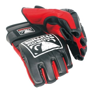 Guantes de Lucha MMA Premium con Palma Abierta, Guantes de Entrenamiento para Grappling, Acolchado Absorbente de Impactos, Muñequera Ajustable, Equipo Deportivo - Product Image 5