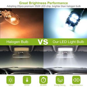 10 pz. Lampadine LED T10 12V con attacco a cuneo per luci interne, luci a cupola, luci per targa, luci laterali per bagagliaio, accessori auto - Product Image 3