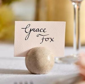 Portafotos de Mármol Natural de Lujo, Duradero y Moderno, con Clip Metálico Dorado, Soporte para Tarjetas de Nombre para Mesa de Boda, Decoración para el Hogar - Product Image 5