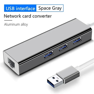 อะแดปเตอร์ฮับ USB 3.0 พร้อมพอร์ต LAN กิกะบิต 3 พอร์ต สำหรับขยายพอร์ต USB สำหรับแล็ปท็อปและเดสก์ท็อป - Product Image 5