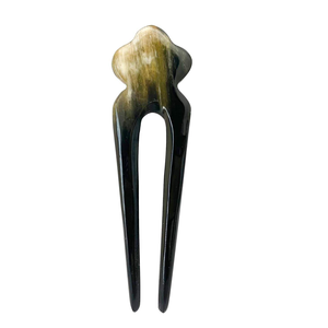 Nouvelle Arrivée Pince à Cheveux Torsadée Faite Main en Corne de Buffle Naturelle, Cadeau Idéal pour Femmes aux Chignons et Cheveux Longs - Product Image 5