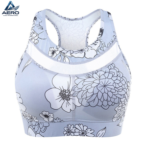 2026 Activewear Light Gray and White Contrast Color Good Supplier OEM ODM Service Breathable Wholesale Rate Fitness <b>Bra</b> - Product Image 1