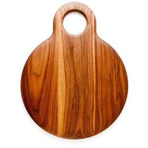 Tabla de Quesos Redonda con Asa, Diseño Personalizable, Tabla de Cortar de Madera Ecológica, Precio de Mayorista - Product Image 1