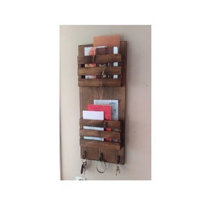 Wooden <b>Key</b> <b>Hook</b> Distinguished <b>Wall</b> Utility Companion Intended to Inspire Orderly Residential Spaces with Elegant Character - Product Image 5