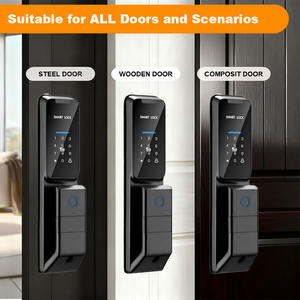 Cerradura Electrónica Inteligente con Huella Dactilar y Contraseña, Antirrobo, Carga <span class=keywords><strong>de</strong></span> Emergencia USB, para Puertas <span class=keywords><strong>de</strong></span> Hotel, Más Vendida - Product Image 3